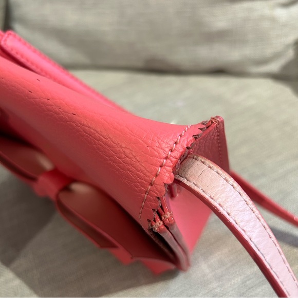 Kate Spade ♠️ Pink Vanderbilt Place Hanni Bow Crossbody bag - Picture 6 of 16